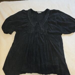 Oli & Hali Dark Charcoal Tunic Top